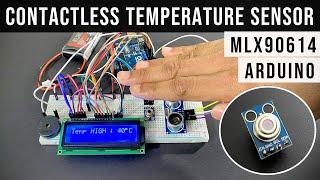 MLX90614 Non-Contact Temperature Sensor with Arduino 