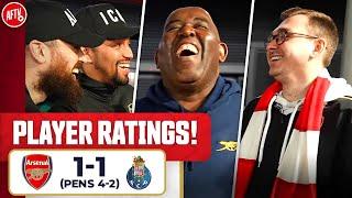 Special Player Ratings ft Robbie, Turkish, James & Curtis | Arsenal 1-0 Porto (Pens 4-2)