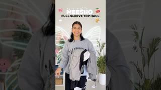 Meesho Winter Tops Haul ️ #shorts #meesho #youtubeshorts #meeshohaul #meeshotops #apt #fyp #tops