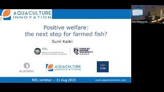 Positive welfare: the next step for farmed fish -by Prof. Sunil Kadri