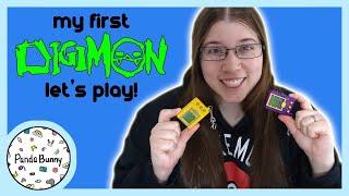 Running my DIGIMON 20th Anniversary virtual pets for the first time! | PandaBunny