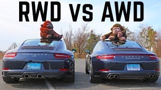 Porsche 911 2 vs 4  RWD vs AWD differences C2S vs C4S