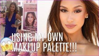 GET READY! USING MY OWN MAKEUP PALETTE?!!! 