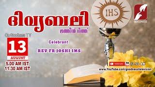 HOLY MASS|LATIN MASS| 13 AUGUST 2024 | REV FR JOSHI IMS | MALAYALAM QURBANA|TODAY MASS|GOODNESS TV