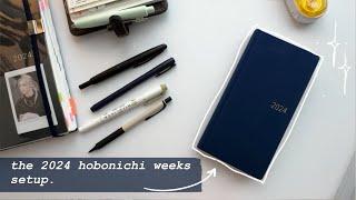 how I use my hobonichi weeks mega | 2024 setup