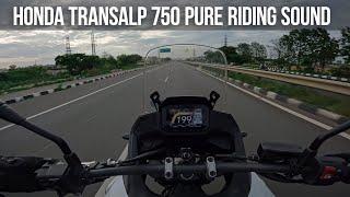 Honda Transalp 750 PURE Riding Sound | STRELL