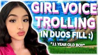 GIRL VOICE TROLLING AN 11 YEAR OLD 