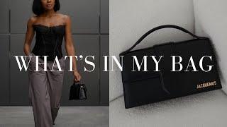 WHAT'S IN MY BAG? | Jacquemus 'Le Grand Bambino' First Impressions & What Fits Inside