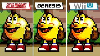 Pac-Man 2: The New Adventures (1994) SNES vs Genesis vs Wii U (Which one is Better?)