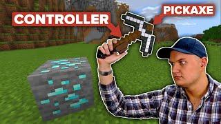 Playing Minecraft With a Pickaxe Motion Controller