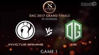 invictus Gaming vs OG | DAC 2017 | Grand Finals| BO5 | Game 1