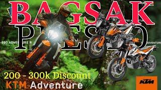 BIGGEST DISCOUNT SALE ! 300K less KTM ADVENTURE Models 390,790,890  with CASH Discount  - alamin mo