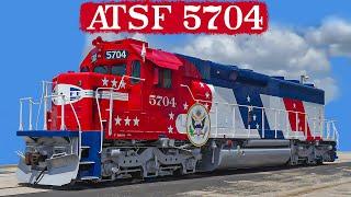 The Story of Santa Fe 5704 |SD45-2|