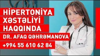 Hipertoniya xesteliyi haqqinda /Dr Afaq Qehremanova Kardioloq / MedplusTV