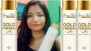 glamour world ayurvedic gold fresh full review, honest review non sponsored Anjali vlog style