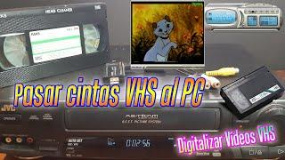 Cómo pasar cintas de vídeo VHS al PC - Digitalizar  y convertir vídeos VHS a la computadora