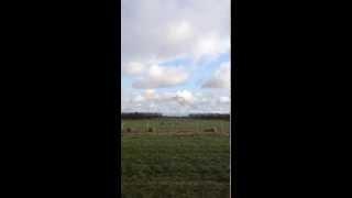 AWACS approach at Skrydstrup airbase, southern Denmark