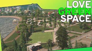 Developing REALISTIC Vanilla Green Space In Cities Skylines!