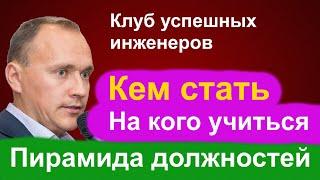 Кем стать? На кого учиться? Пирамида должностей.