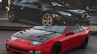 FK8 TYPE R VS 300ZX TT STREET RACE