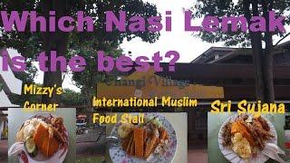 Changi Village Hawker Centre. Mizzy's Corner vs International Muslim Food Stall vs Sri Sujana