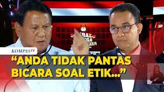 Panas! Prabowo Jawab Anies: Anda Tidak Pantas Bicara Etika Karena Tak Beri Contoh Etika