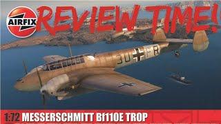 Airfix 1:72 Messerschmitt BF110E Trop Scale Model Aircraft Kit Review #tamiya #scalemodel #ww2