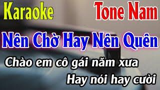 Nên Chờ Hay Nên Quên Karaoke Tone Nam ( Fm ) Karaoke Lâm Organ - Beat Chuẩn