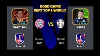 GOOD GAME | CAN BEAT WONDERKID JEANSUI (RANK 1) VS LEGACY_AHIM (RANK 38) EFOOTBALL LEAGUE 2025