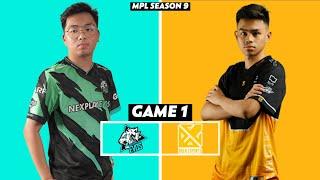 GAME 1 : NEXPLAY EVOS vs BREN ESPORTS | MPL PH SEASON 9