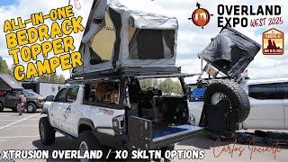 Xtrusion Overland Topper/Camper Bed Rack | XO SKLTN Options at EXPO WEST 2025