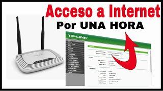 Como dar Acceso a Internet por una Hora || Router WI-FI TP-LINK