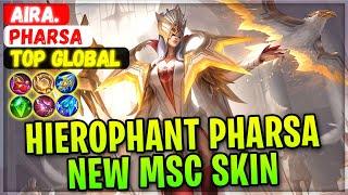 Hierophant Pharsa, New MSC Skin Gameplay [ Top Global Pharsa ] Aira. - Mobile Legends And Build