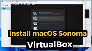 How to Install Mac OS Sonoma on VirtualBox on Windows 11