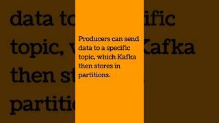 What is Kafka Producer? #kafka #codefarm #shorts #kafkabytes #bigdatatechnologies #developers