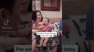 THIS BABY SEEMS TO HATE MEN  | Tiktok: ViralPress