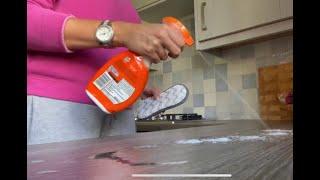 ASMR No Talking - Cleaning My Kitchen Spraying Wiping and Soapy Cleaning