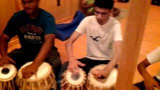 Group Tabla Practice Session