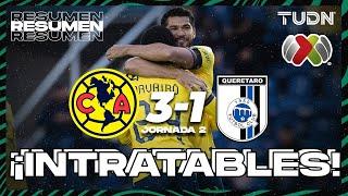 HIGHLIGHTS | América 3-1 Querétaro | Liga Mx -AP2024 - J2 | TUDN