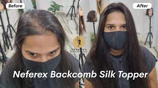 Neferex BackComb Silk Topper | Hair Topper | Silk Topper | Neferex Worldwide