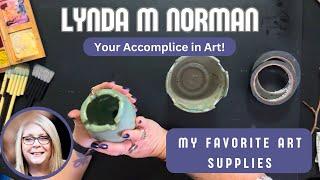 My Favorite Art Supplies! Studio Tour & Must-Have Tools with Lynda Norman