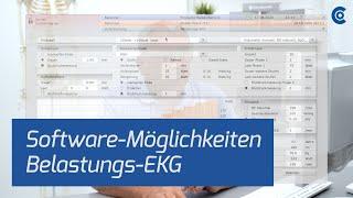 Belastungs-EKG in der custo diagnostic / Software Möglichkeiten