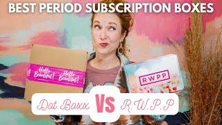 Best Period Subscription Boxes - my 2 favorites I highly recommend | Lifestyle + Period Products