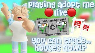 Playing Roblox adopt me liveNew quality of life improvement! Giveaway! 