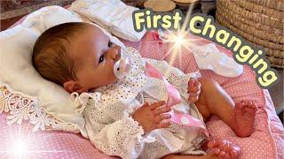 First changing and reborn clothing haul baby blossom