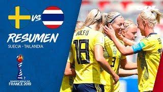 RESUMEN | Suecia 5-1 Tailandia