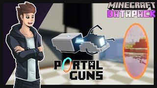 I made PORTAL GUNS in Vanilla Minecraft | Portal Guns Datapack