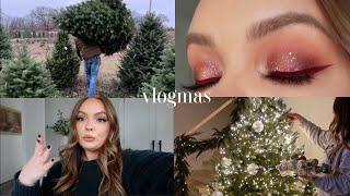 VLOGMAS! ️ Get Ready with Me, Decorating the Christmas Tree & Aritzia Black Friday Try On Haul