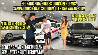 DIKIRA PENGEMIS PRIA KAYA INI DIUSIR SAAT DATANGI SHOUROM OLEH KARYAWAN SOK!!Tapi lihat semua syok!!