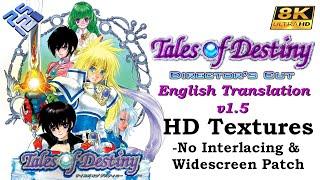 PCSX2 ~Tales of Destiny: Director's Cut Full English Translation HD Textures  | 8K 60PFS Widescreen